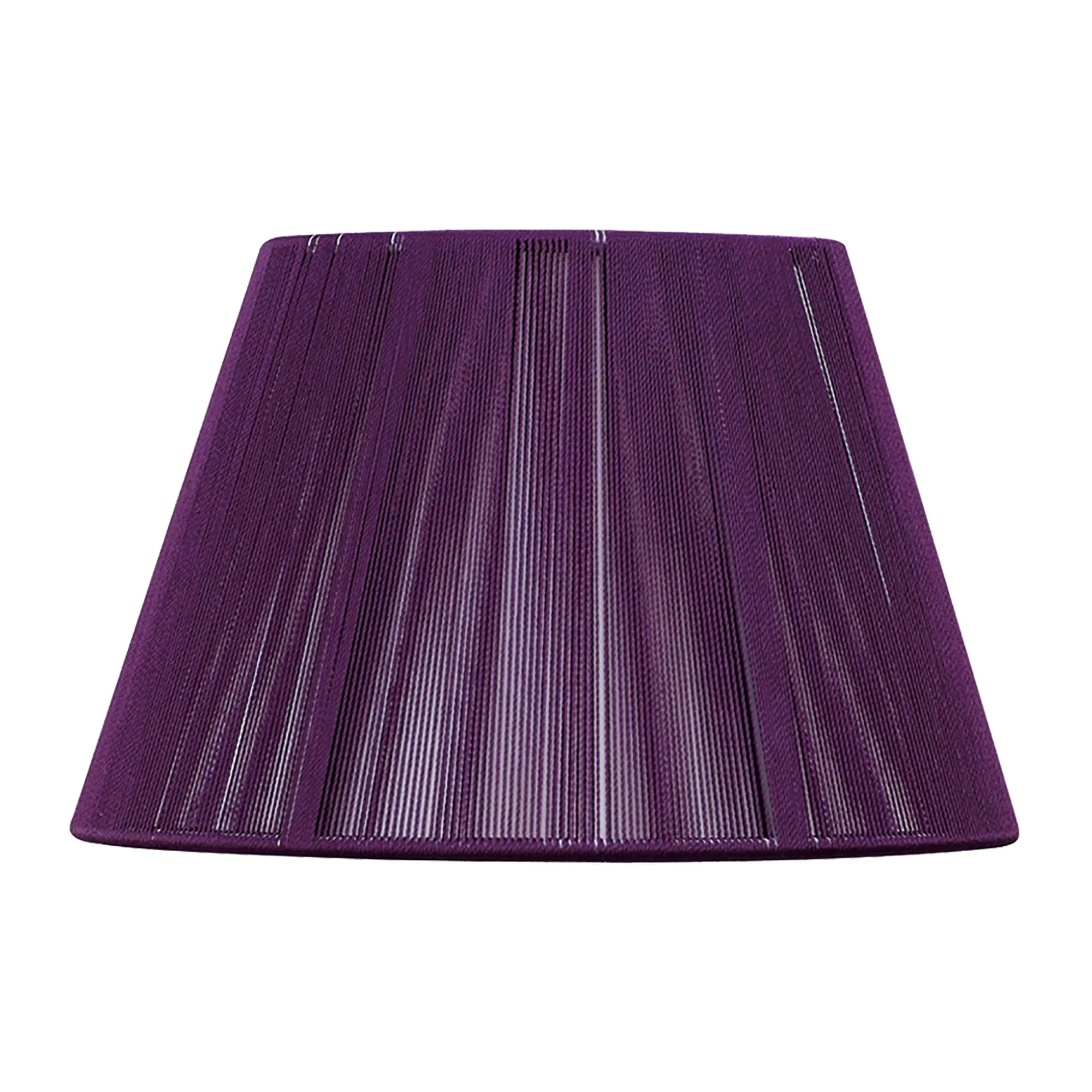 MS071  Silk 40cm String Shade Aubergine